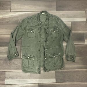 Women's Green Utility Jacket